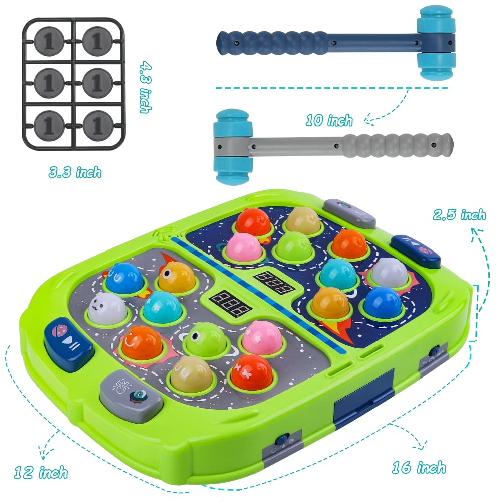 ANNKIE Whack A Mole kids playing in action with engaging sounds