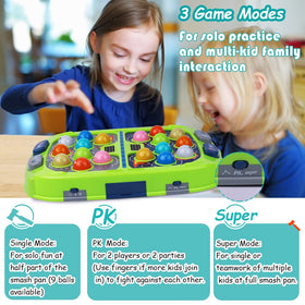 ANNKIE Whack A Mole scoreboards track points in PK mode