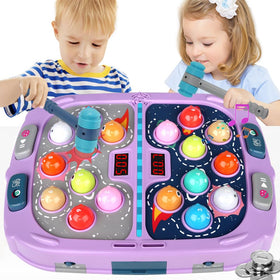 ANNKIE Whack A Mole toy with soft hammers for engaging hand-eye coordination during play