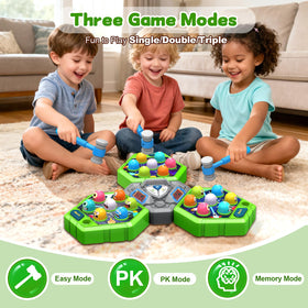 ANNKIE Whack Game Mole mode switch enables parent-child play for bonding and learning