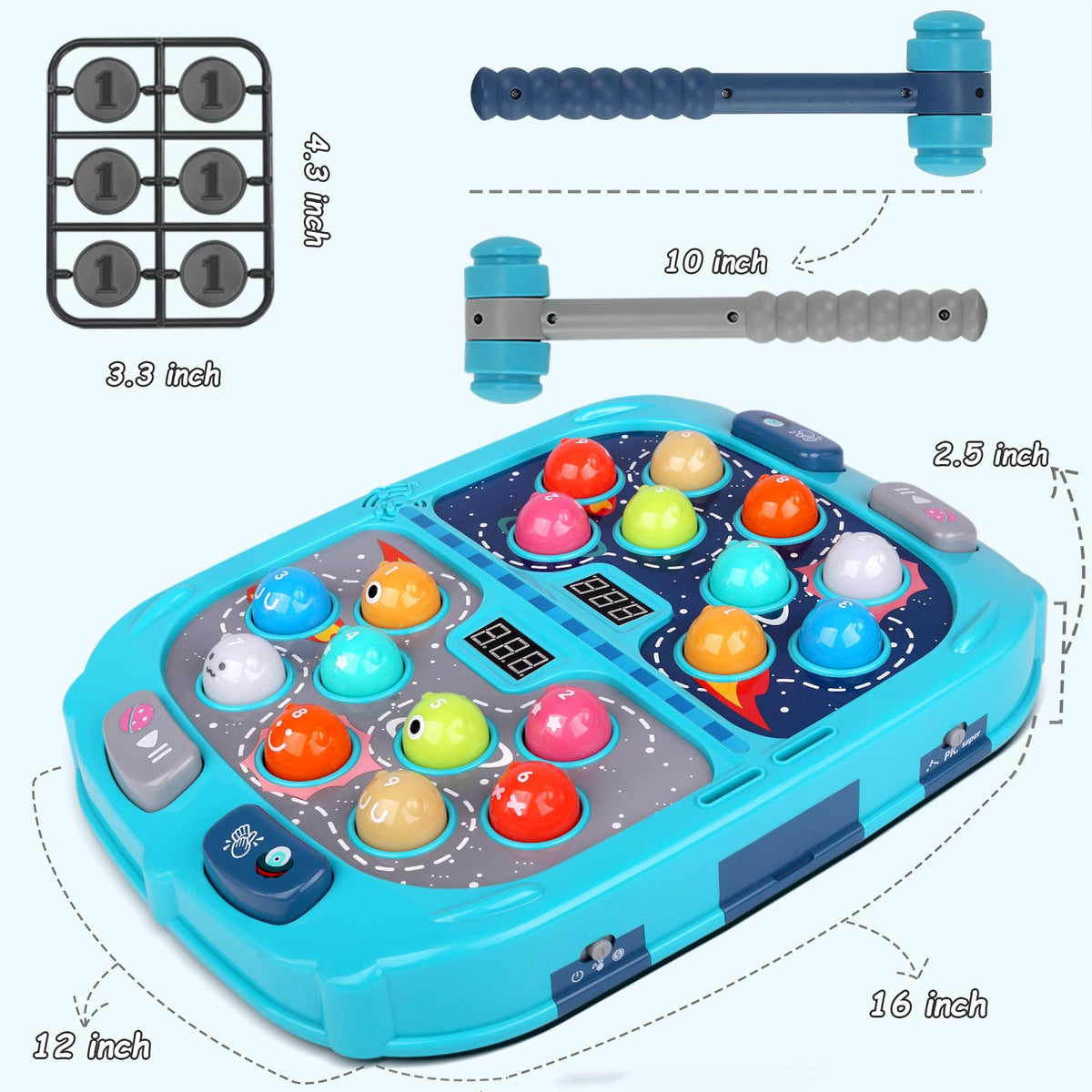 ANNKIE Whack Game Mole gift-ready packaging for birthdays