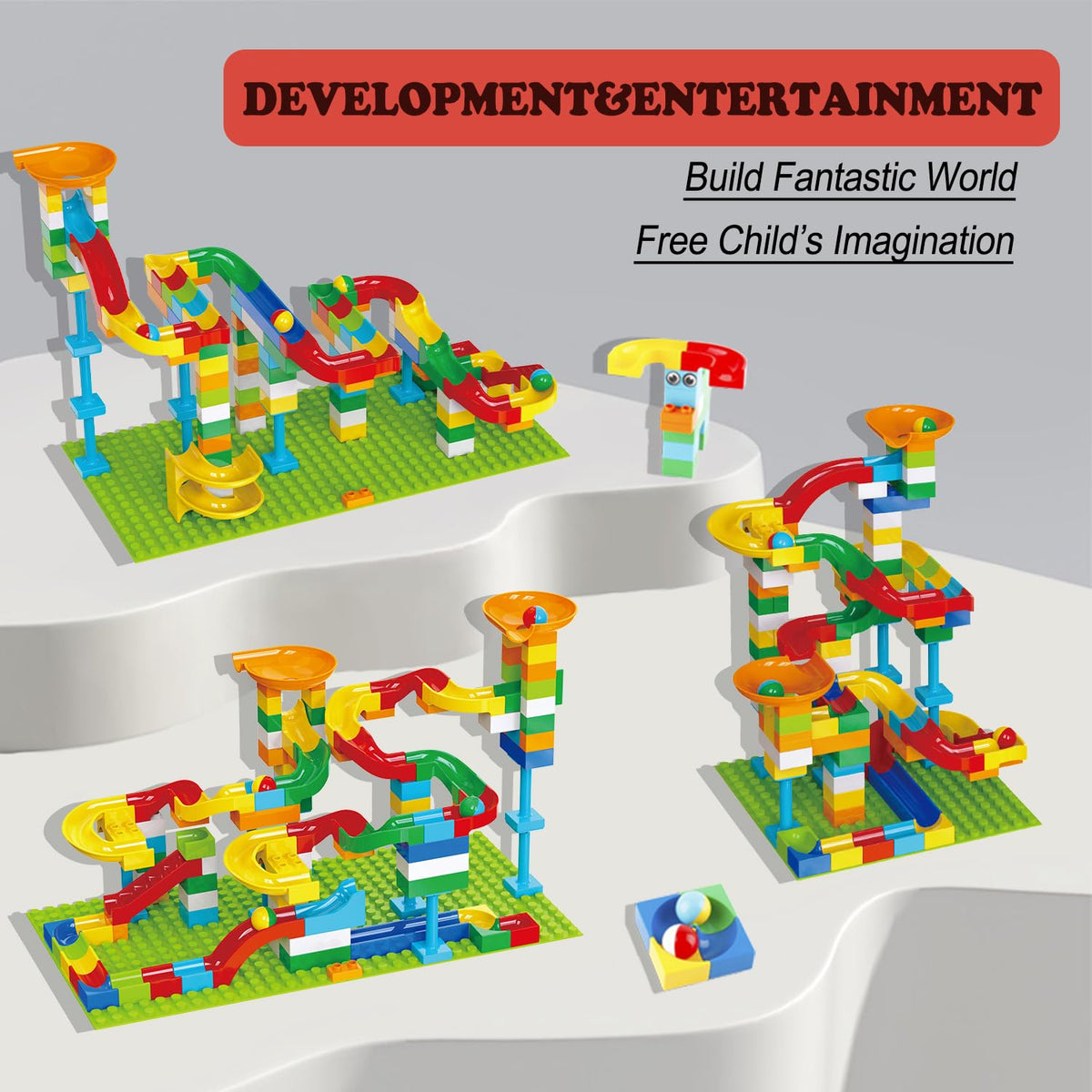 Anpcso 3D instruction manual guides step-by-step building.