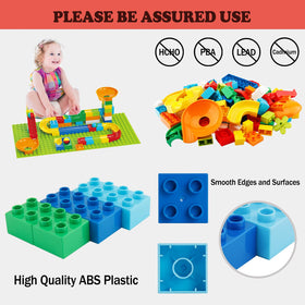 Anpcso ABS plastic blocks: safe, non-toxic and easy to assemble.