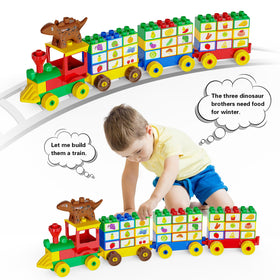 Anpcso colorful bricks promote color recognition and collaborative building fun with kids.
