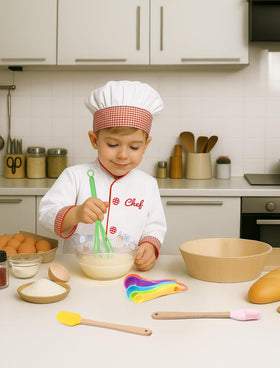ANPHILE career day costume for boys and girls exploring cooking roles