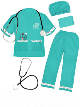 ANPHILE dentist costume logo for kids boosts imaginative role-play and Halloween fun.