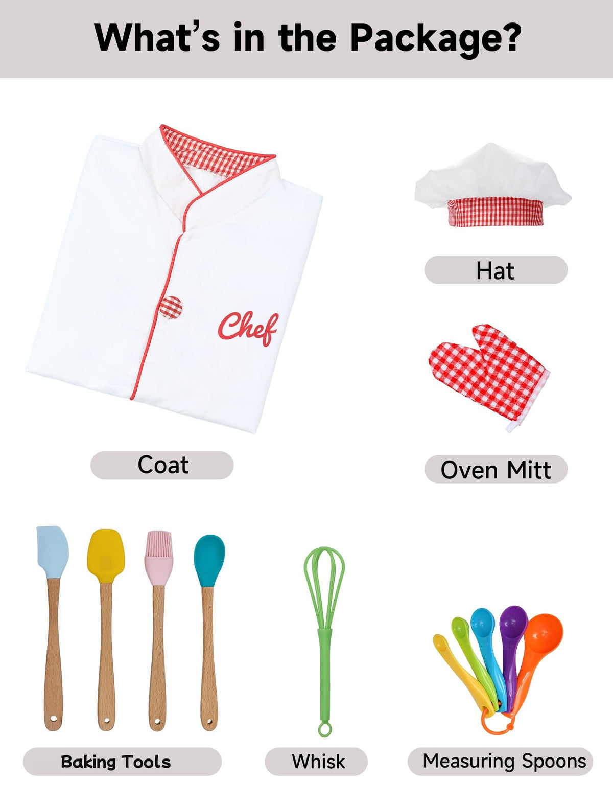 ANPHILE kitchen tools set to enhance pretend play