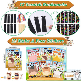 Bright ANPHILE make-a-face stickers ready for kids
