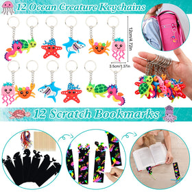 ANPHILE sea animal keychains are durable keepsakes kids will collect