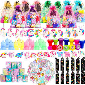 ANPHILE unicorn goody bags with vibrant designs for memorable party favors.