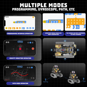 Ansnibe 323+ piece set provides abundant parts for hands-on building.