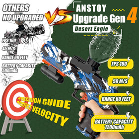 Anstoy blaster with light-assisted aiming improves target visibility in low light