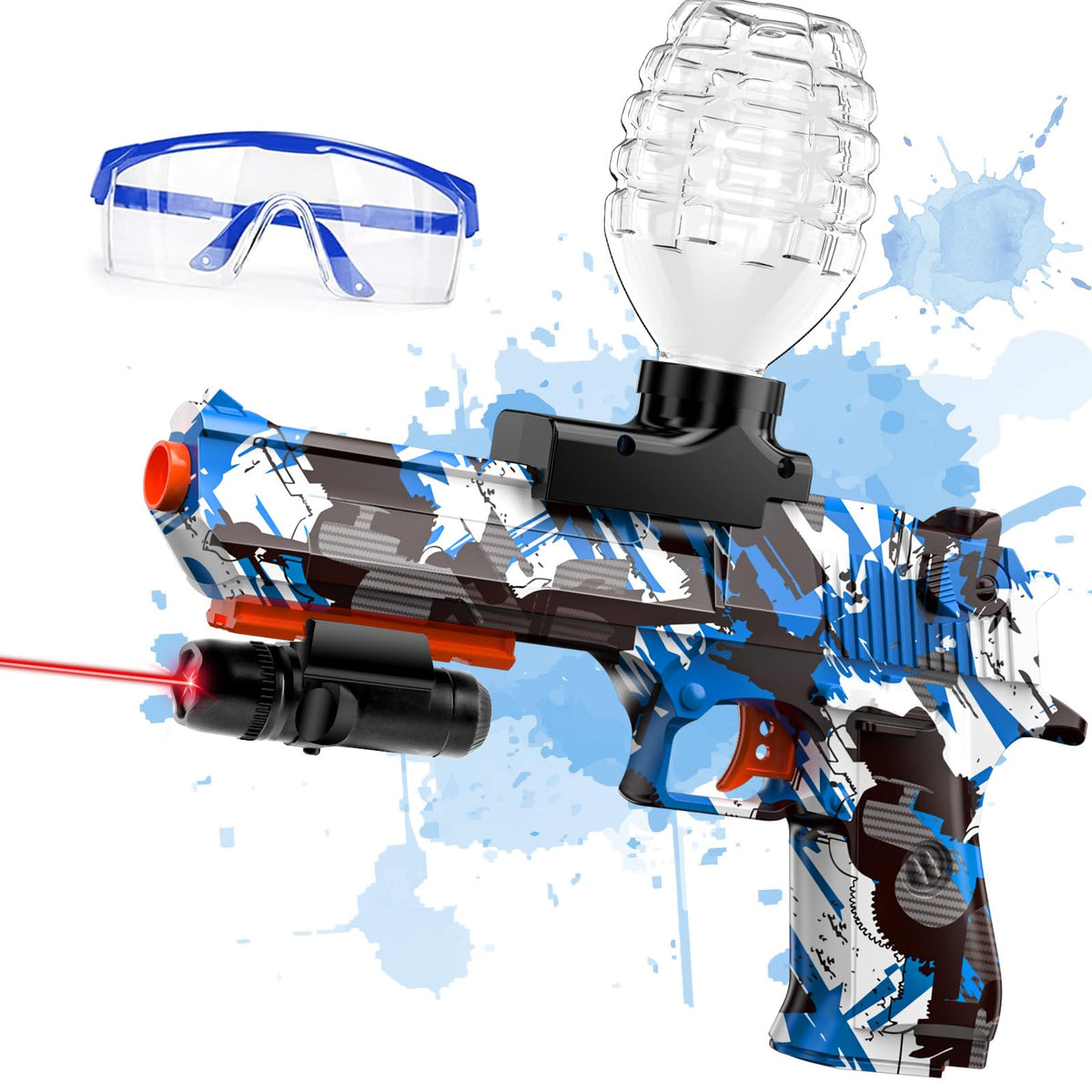 Anstoy electric gel ball blaster with camo pattern for immersive outdoor games