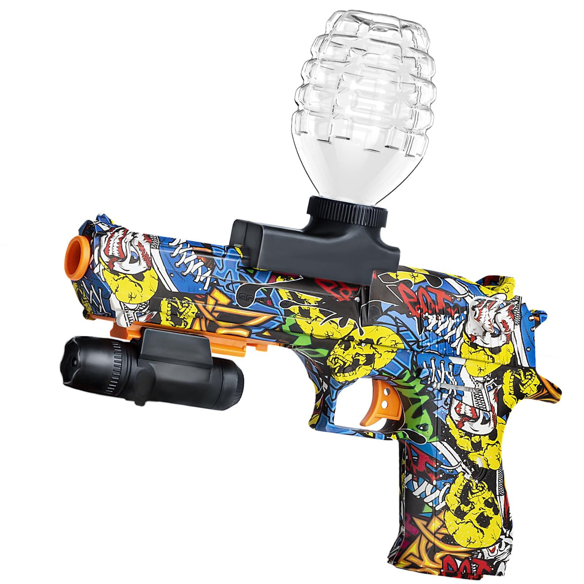 Anstoy electric gel gun blaster with camo pattern for immersive outdoor play.