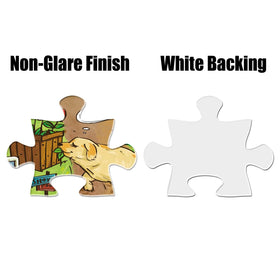 Antelope 1000-piece puzzle dust-free design keeps pieces clean during solving.