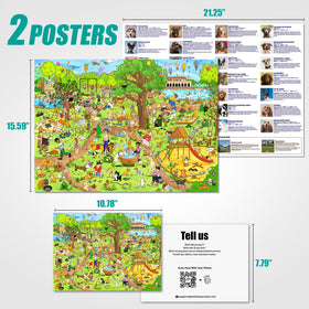 Antelope 1000-piece puzzle matte finish reduces glare for comfortable viewing.
