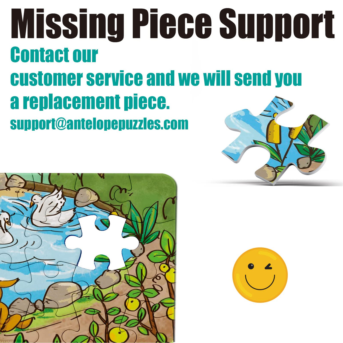 Antelope dog park puzzle ages 15-up, ideal for teens and adults.