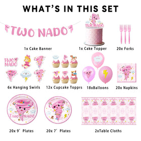 ANTFULCNl pink tornado napkins add color and quick clean-up