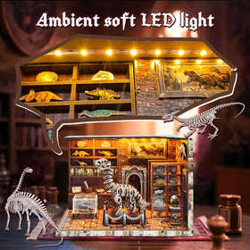 ANTREATU DIY puzzle kit features dinosaur fossils and display diorama
