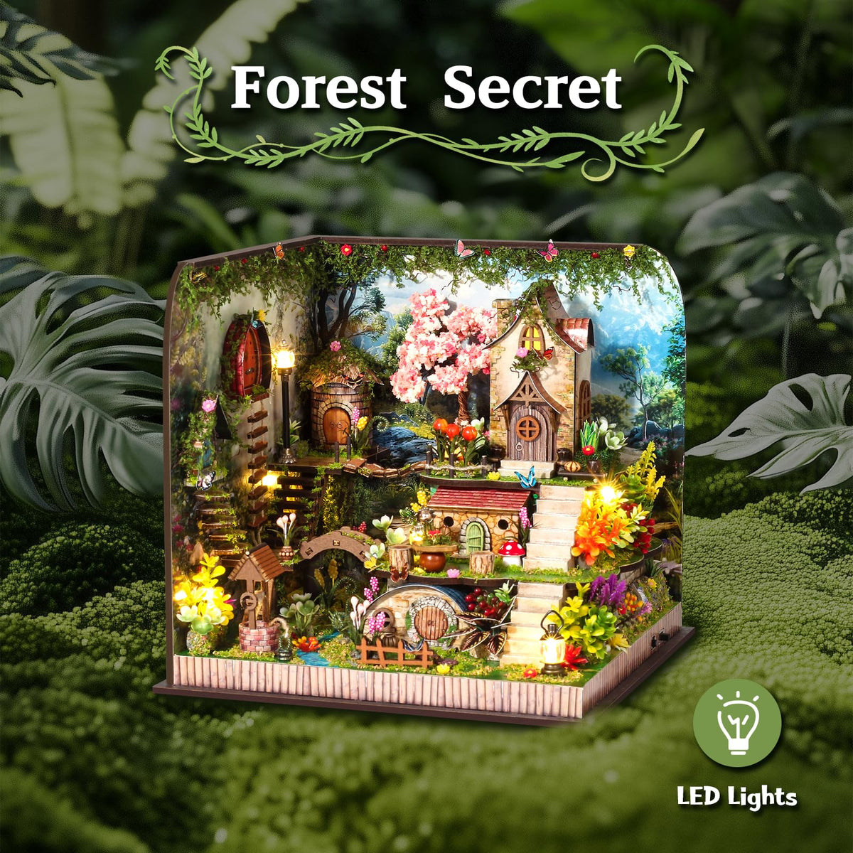 ANTREATU Forest Book Nook Kit diorama layers—new details unfold with each level