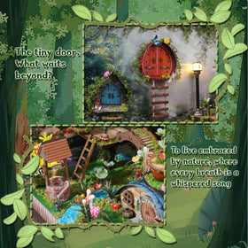 ANTREATU Forest Book Nook Kit fine-cut pieces—puzzle-like fit reduces assembly frustration