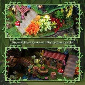 ANTREATU Miniature House Kit assembled—ready-made pieces for satisfying hands-on creation