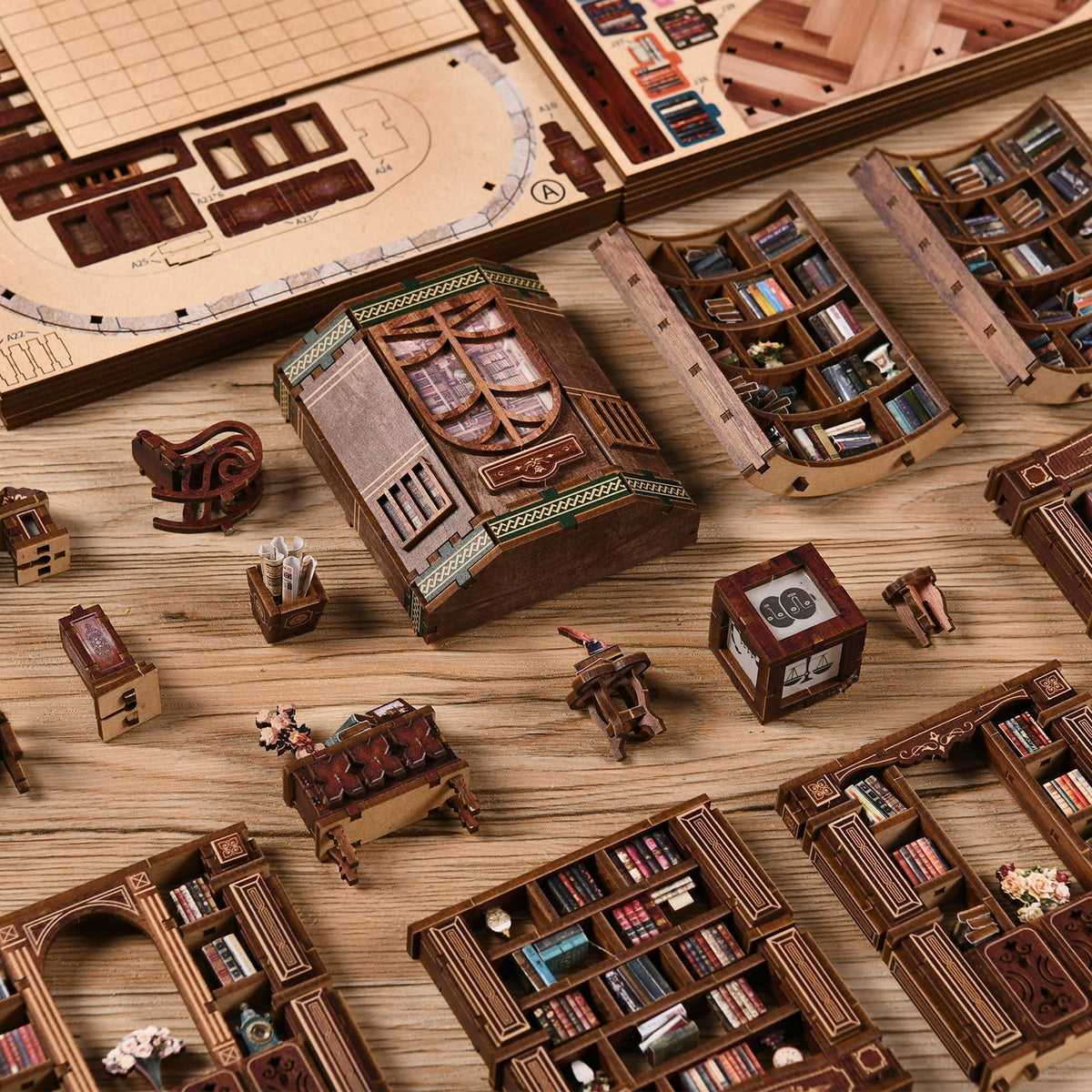 ANTREATU Wooden Dollhouse Assembly delivers a satisfying 3D puzzle experience