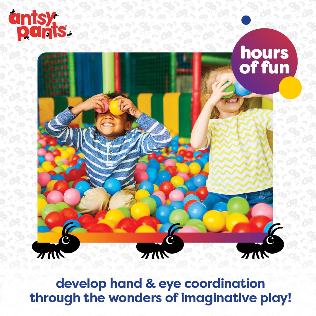 Antsy Pants Ball Pit Balls suitable for indoor and outdoor play.
