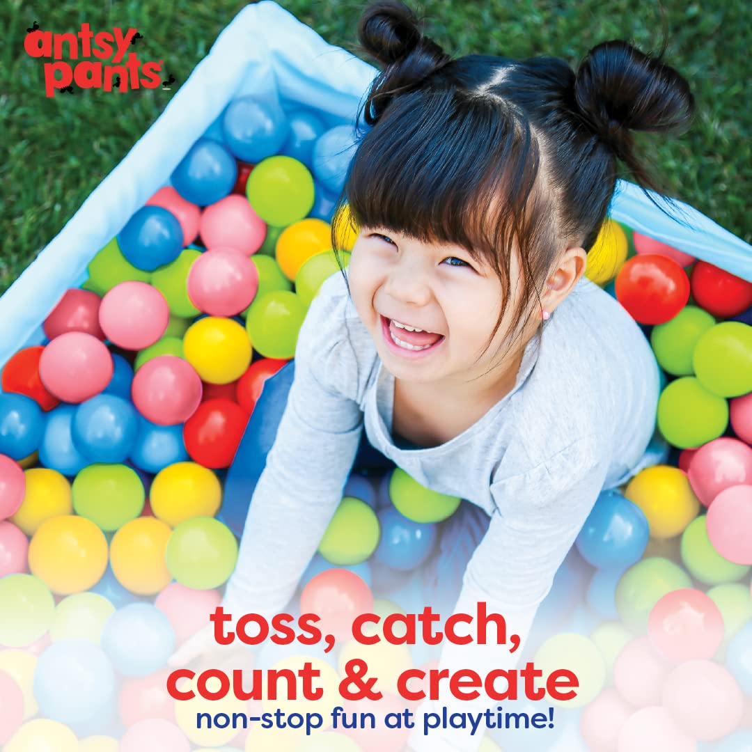 Antsy Pants Ball Pit Balls made from non-toxic materials for safe toddler play.