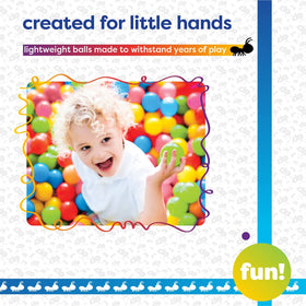 Antsy Pants Ball Pit Balls support counting, sorting, and motor skills through play.