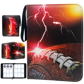 Anvoago football card binder front cover showing sturdy construction