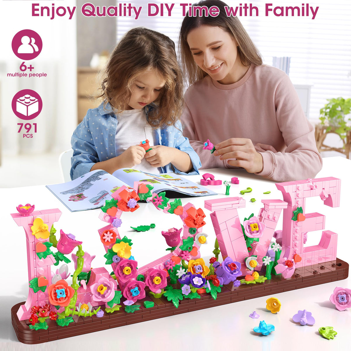 Anvure customizable LOVE letters display for home or office decor.