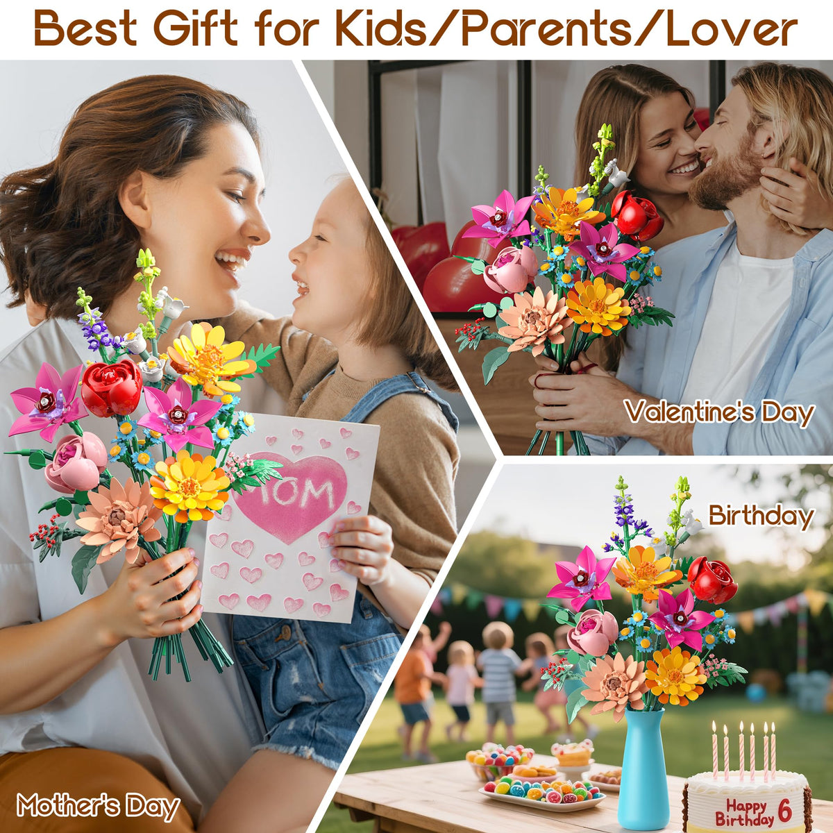 Anvure Flowers Kids 6+ learning set promotes creative focus and motor skills
