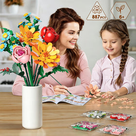 Anvure Flowers Purple Lantern detail adds color variety for educational play