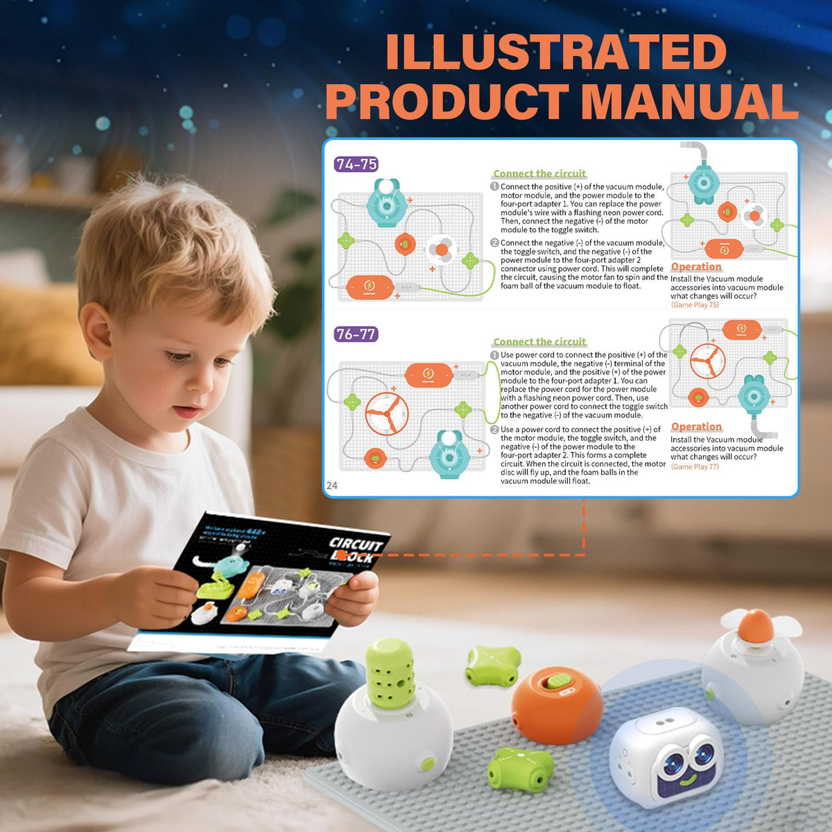 Anyeve science kit no-solder design keeps setup safe and easy