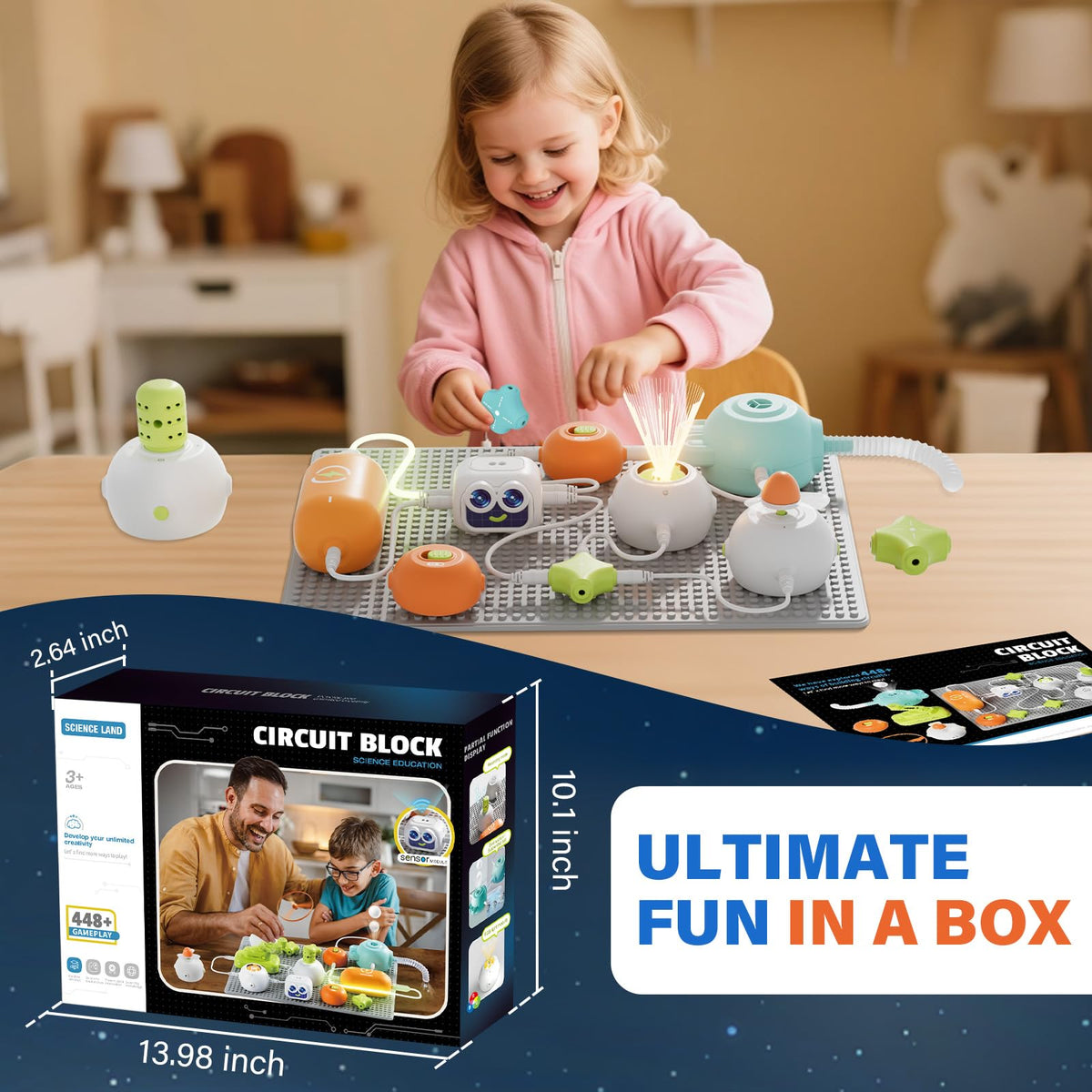 Anyeve science kit step-by-step manual guides simple experiments