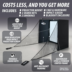Anything Sports multiple size options to fit your space.