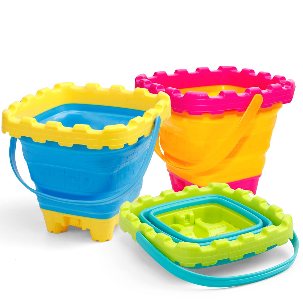 Anzmtosn BPA-free durable plastic bucket safe for kids