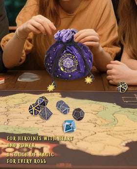 ANZOME dual drawstring closure ensures secure travel to game nights
