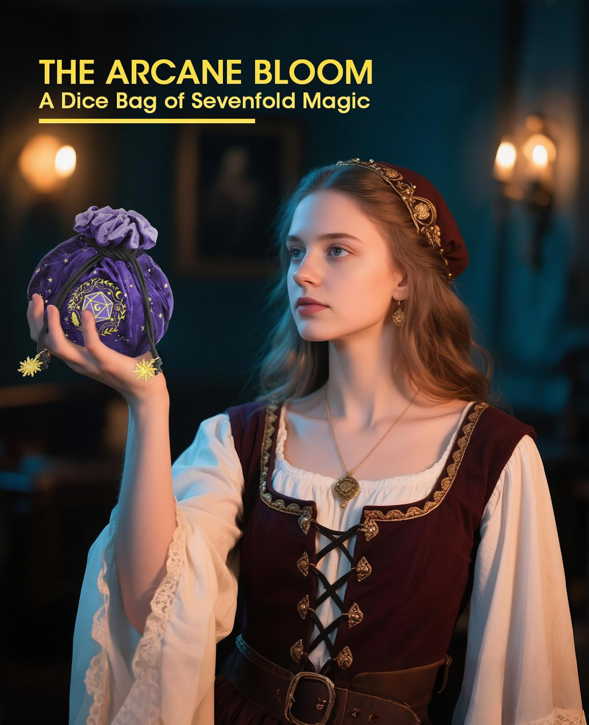 ANZOME mystic RPG velvet bag adds immersive flair while protecting embroidery