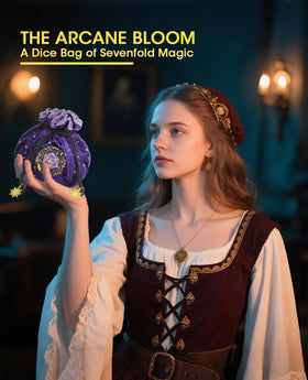 ANZOME mystic RPG velvet bag adds immersive flair while protecting embroidery