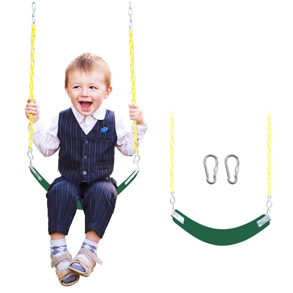 AOBOTE EVA swing seat—soft, durable, ideal for family backyard play.