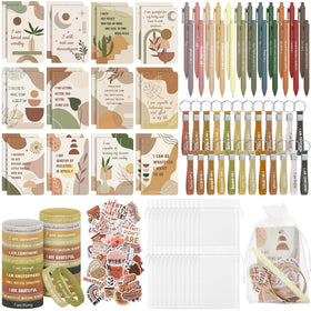 Aodaer 170-piece notebooks with Bohemian designs for daily journaling and study notes