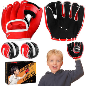 Aodaer 2-pack T-Ball glove left-hand for easy practice and safe catching.