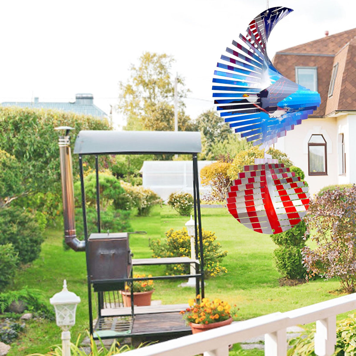 Aoedelyart Garden Spinner 15inch – easy hanging and year-round outdoor use.