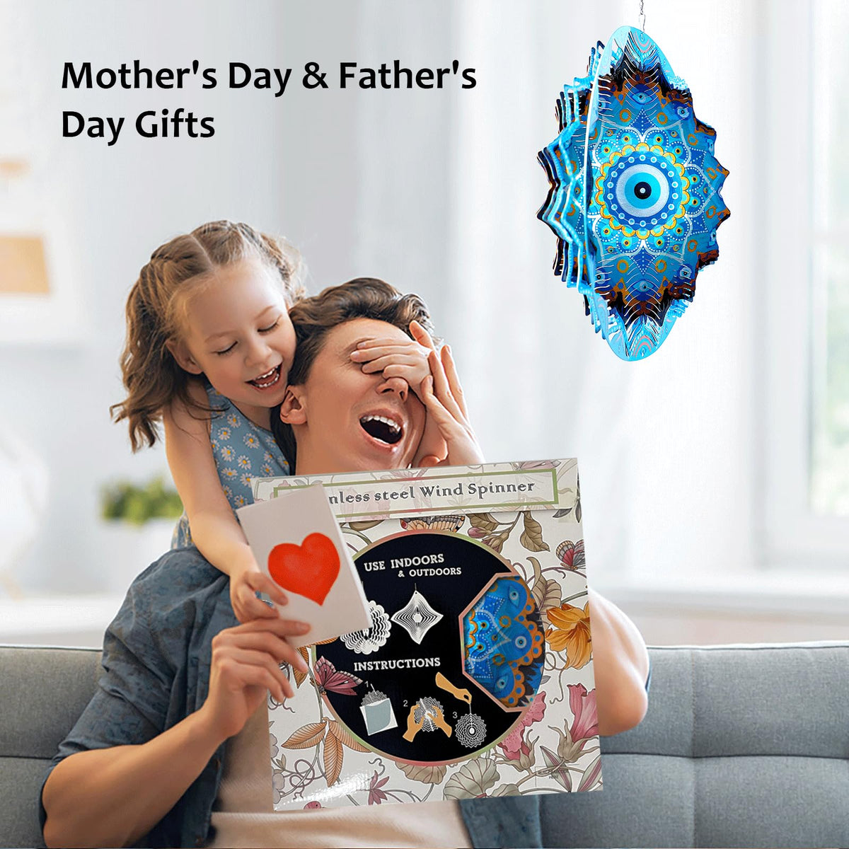Aoedelyart wind spinner ideal gift with elegant packaging.