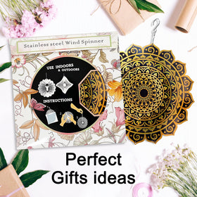 Aoedelyart wind spinner gift box presentation for garden lovers