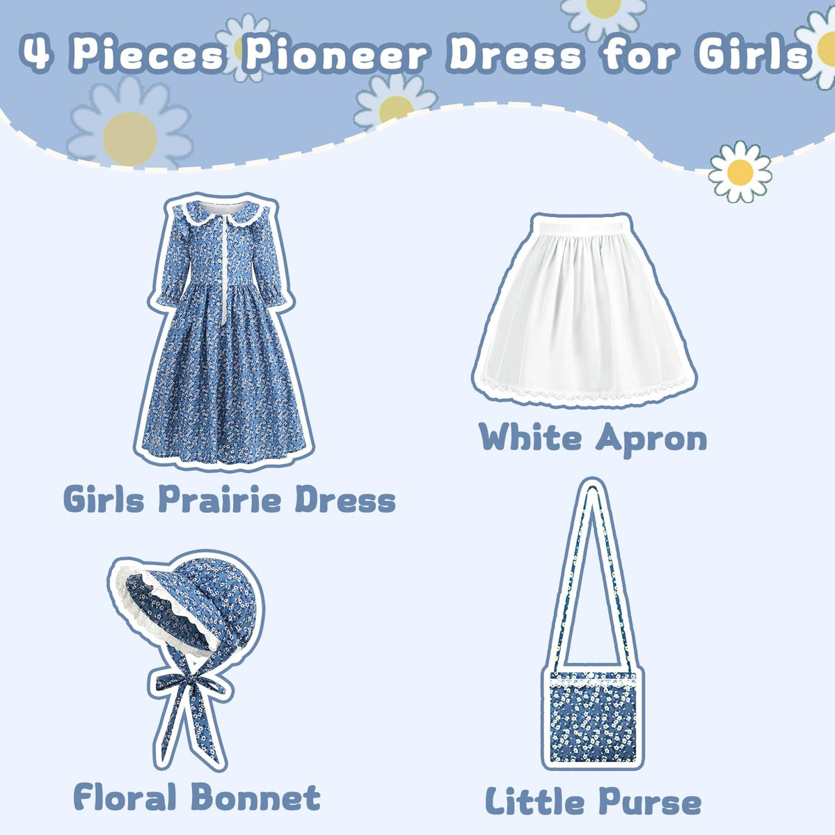 Aoiviss tiny purse completes the four-piece pioneer costume set