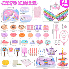 Aojieni jewelry set for sparkling pretend fashion and play