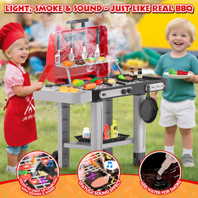 Aojieni two-tier grill expands play space and organization
